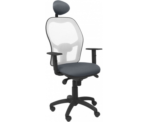 SILLA JORQUERA MALLA BLANCA ASIENTO BALI CABECERO FIJO GRIS 15SBBALI600C