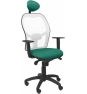 SILLA JORQUERA MALLA BLANCA ASIENTO BALI CABECERO FIJO VERDE 15SBBALI456C