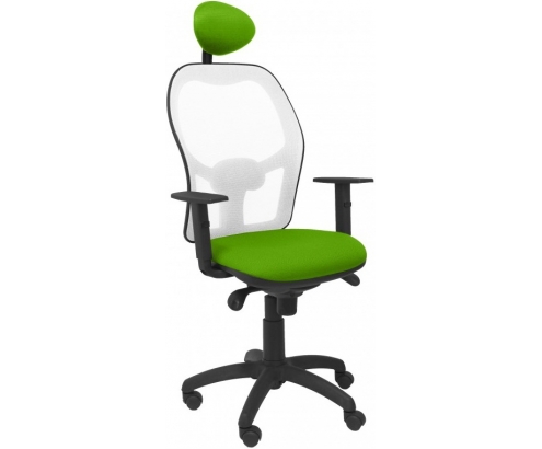 SILLA JORQUERA MALLA BLANCA ASIENTO BALI CABECERO FIJO VERDE PSTACHO 15SBBALI22C