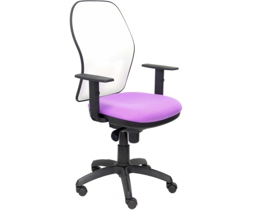 SILLA JORQUERA MALLA BLANCA ASIENTO BALI LILA 15SBBALI82