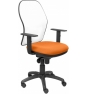 SILLA JORQUERA MALLA BLANCA ASIENTO BALI NARANJA 15SBBALI308