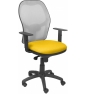 SILLA JORQUERA MALLA GRIS ASIENTO BALI AMARILLO 15SGRBALI100