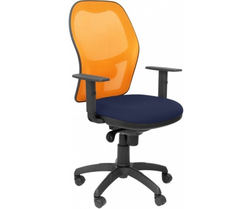 SILLA JORQUERA MALLA NARANJA ASIENTO BALI AZUL MARINO 15SNABALI200