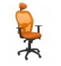 SILLA JORQUERA MALLA NARANJA CABECERO FIJO ASIENTO BALI NARANJA 15SNABALI308C