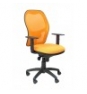 SILLA JORQUERA MALLA NEGRO ASIENTO NARANJA 15SNBALI308