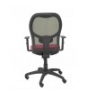 SILLA JORQUERA MALLA NEGRO ASIENTO SIMILPIEL ROSA 15SM840SP24B10