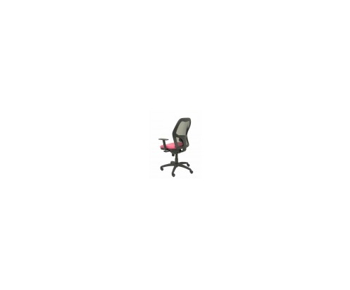 SILLA JORQUERA MALLA NEGRO ASIENTO SIMILPIEL ROSA 15SM840SP24B10