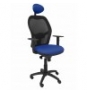 SILLA JORQUERA MALLA NEGRO CABECERO FIJO ASIENTO BALI AZUL 15SNBALI229C