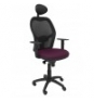 SILLA JORQUERA MALLA NEGRO CABECERO FIJO ASIENTO BALI MORADO 15SNBALI760C