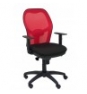 SILLA JORQUERA MALLA ROJO ASIENTO BALI NEGRO 15SRBALI840