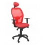 SILLA JORQUERA MALLA ROJO CABECERO FIJO ASIENTO BALI ROJO 15SRBALI350C