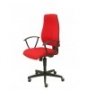 SILLA LEGANIEL SINCRO BRAZOS FIJOS TELA ROJO 344SC350B25