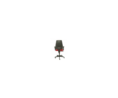 SILLA LEGANIEL SINCRO BRAZOS FIJOS TELA ROJO 344SC350B25