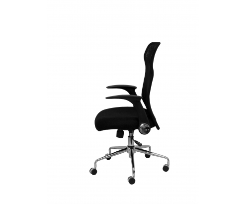 Silla Minaya respaldo malla negro asiento 3D negro