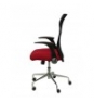 SILLA MINAYA RESPALDO MALLA NEGRO ASIENTO 3D ROJO 4031RJ