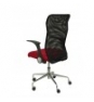 SILLA MINAYA RESPALDO MALLA NEGRO ASIENTO 3D ROJO 4031RJ