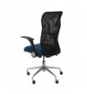 SILLA MINAYA RESPALDO MALLA NEGRO ASIENTO BALI AZUL MARINO 4031BALI200