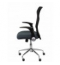 SILLA MINAYA RESPALDO MALLA NEGRO ASIENTO BALI GRIS 4031BALI600