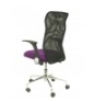 SILLA MINAYA RESPALDO MALLA NEGRO ASIENTO BALI MORADO 4031BALI760