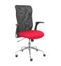 SILLA MINAYA RESPALDO MALLA NEGRO ASIENTO BALI ROJO 4031BALI350