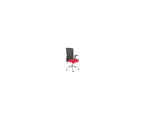 SILLA MINAYA RESPALDO MALLA NEGRO ASIENTO BALI ROJO 4031BALI350