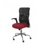 SILLA MINAYA RESPALDO MALLA NEGRO ASIENTO BALI ROJO 4031BALI933