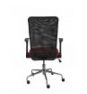 SILLA MINAYA RESPALDO MALLA NEGRO ASIENTO BALI ROJO 4031BALI933