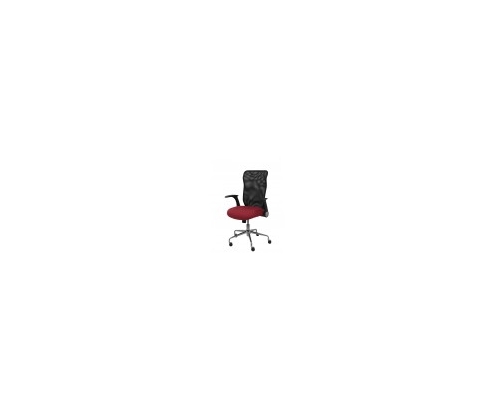 SILLA MINAYA RESPALDO MALLA NEGRO ASIENTO BALI ROJO 4031BALI933