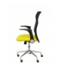 SILLA MINAYA SIMILPIEL AMARILLO 4031SP100