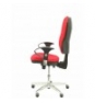 SILLA MORAL SINCRO BRAZOS REGULABLES TELA ROJO 343SC350B21