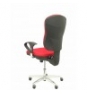 SILLA MORAL SINCRO BRAZOS REGULABLES TELA ROJO 343SC350B21