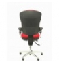 SILLA MORAL SINCRO BRAZOS REGULABLES TELA ROJO 343SC350B21