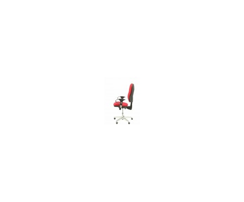 SILLA MORAL SINCRO BRAZOS REGULABLES TELA ROJO 343SC350B21