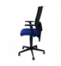 SILLA POVEDILLA RESPALDO MALLA NEGRO ASIENTO BALI AZUL 276DSBALI229