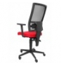 SILLA POVEDILLA RESPALDO MALLA NEGRO ASIENTO BALI ROJO 276DSBALI350