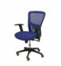 SILLA POZUELO RESPALDO MALLA AZUL ASIENTO 3D AZUL 20SABALI229