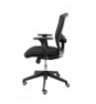 SILLA POZUELO RESPALDO MALLA NEGRO ASIENTO 3D NEGRO 20SNBALI840