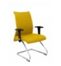 SILLON ALBACETE CONFIDENTE PATIN BALI AMARILLO 208CPBALI100