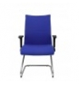 SILLON ALBACETE CONFIDENTE PATIN BALI AZUL 208CPBALI229