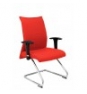 SILLON ALBACETE CONFIDENTE PATIN BALI ROJO 208CPBALI350