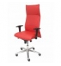 SILLON ALBACETE PIEL ROJO 206SP350