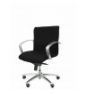 SILLON CAUDETE CONFIDENTE SIMILPIEL NEGRO 116CBSP840