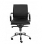 SILLON YESTE CONFIDENTE GIRATORIO SILMIPIEL NEGRO 255CBNE