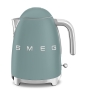 Smeg KLF03EGMEU tetera eléctrica 1,7 L 2400 W Cromo, Verde