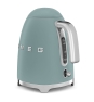 Smeg KLF03EGMEU tetera eléctrica 1,7 L 2400 W Cromo, Verde