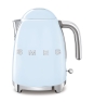Smeg KLF03PBEU tetera eléctrica 1,7 L 2400 W Azul