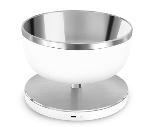 Smeg KSC01WHMWW báscula de cocina Acero inoxidable, Blanco Encimera Alrededor Báscula electrónica de cocina