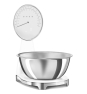 Smeg KSF01WHWW báscula de cocina Cromo, Blanco Encimera Báscula electrónica de cocina
