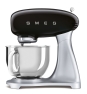 Smeg SMF02BLEU batidora Batidora de varillas 800 W Negro, Plata