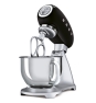 Smeg SMF02BLEU batidora Batidora de varillas 800 W Negro, Plata